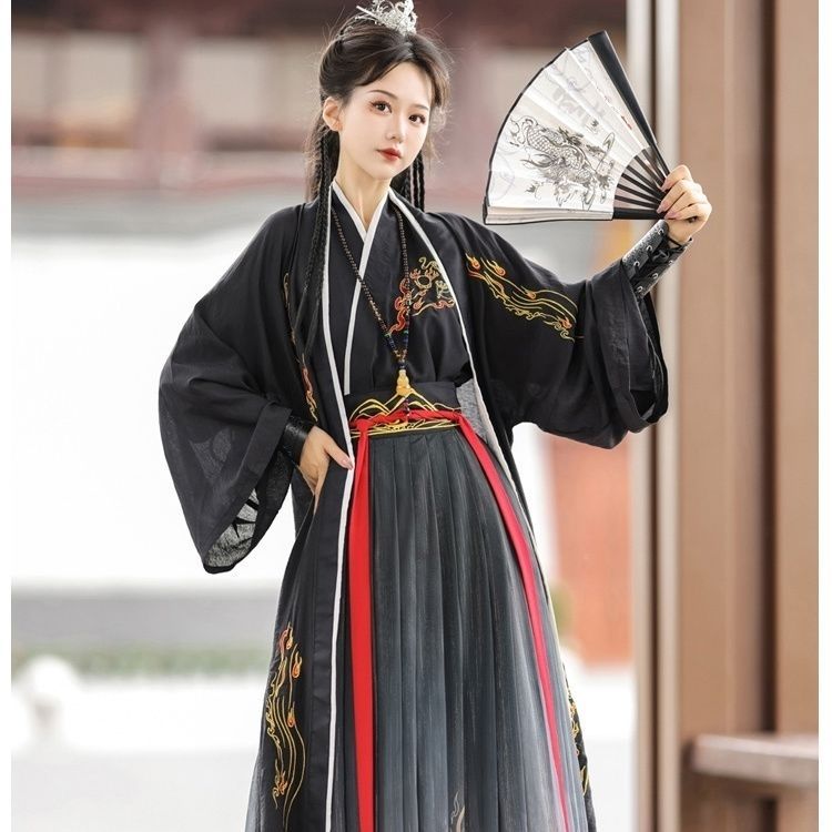 Модифицированный повседневный костюм Ханфу в стиле династии Сун в китайском стиле