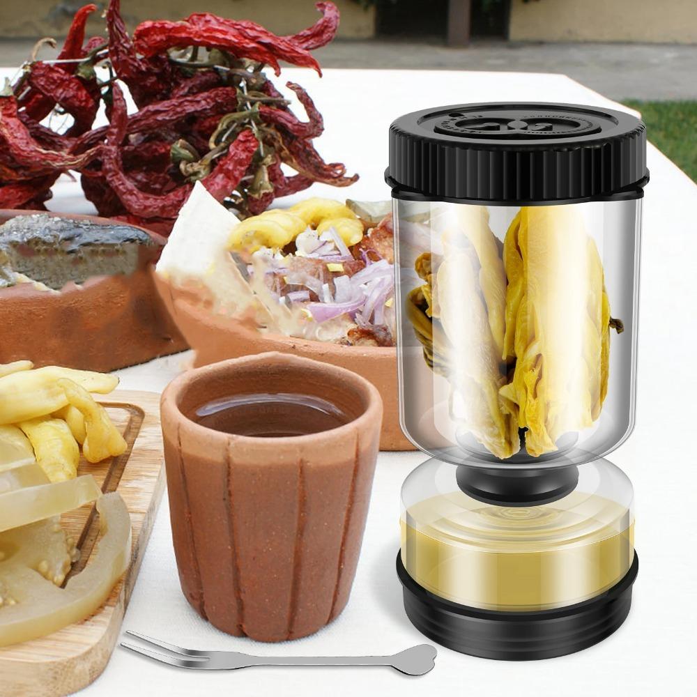 Перфорированный контейнер для маринада и оливок в форме песочных часов, банка для дегидратора овощей, маринованный огурец