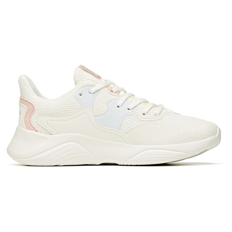 Anta Легкие амортизирующие нескользящие сбалансированные низкие повседневные туфли женские кроссовки белые серые 922115533-2