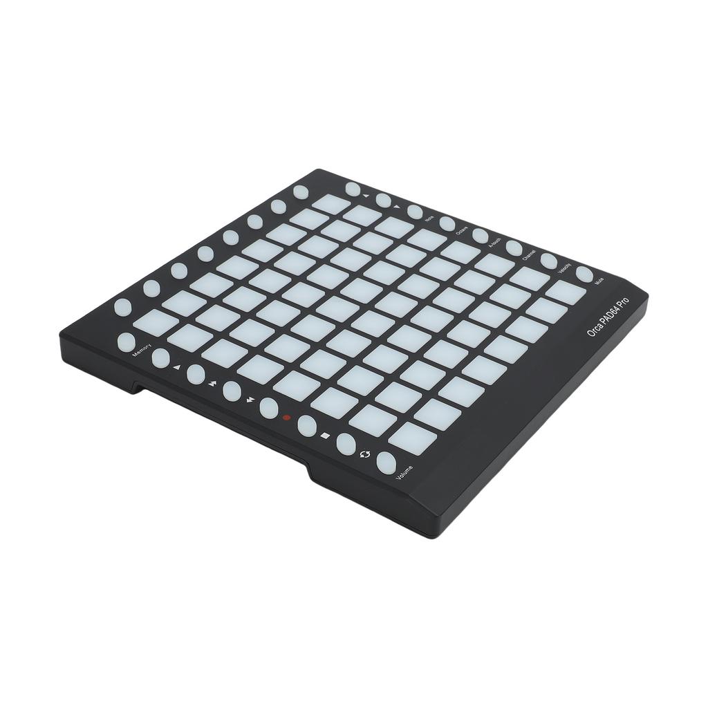 MIDI-контроллер WORLDE DJ-пэд с 64 RGB-пэдами, 128 GM-звуками, 8 RGB-кнопками, 6 транспортными кнопками, встроенным редактором, портативный