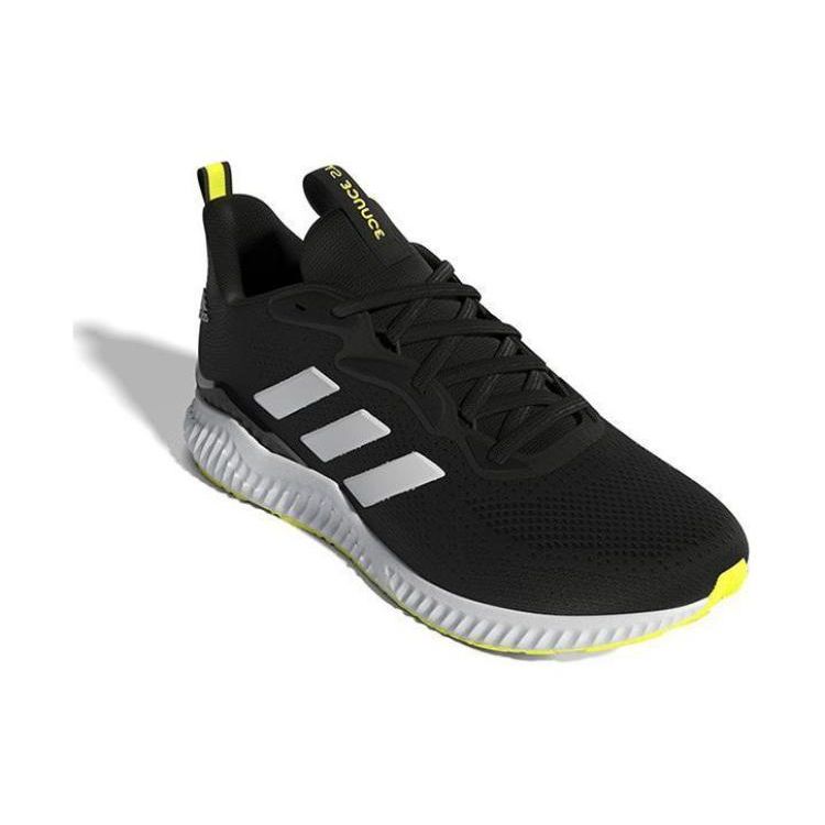 Adidas Aerobounce St Comfortable Sports Fabric Durable Breathable Low-Top Training Running Shoes Men Sneaker Black White HQ3591