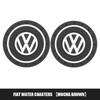 2026 Hot Valve Stems Caps 2Pcs Silicone Coaster Car Water Cup Pad Anti-slip Mat Auto Interior For Volkswagen VW Eos Caddy Scirocco Beetl