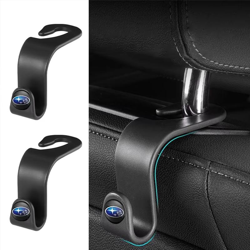 ABS Car Seat Back Hooks Auto Storage Hanger Holder for Subaru Subaru STI Forester XV Outback Legacy WRX Levorg BRZ Crosstrek
