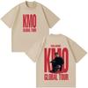 Singer Pablo Alborán Kmo Global Tour 2026 Print T Shirt Unisex Women Hiphop Tshirts Shortsleeved Loose Aesthetic Trendy T Shirts
