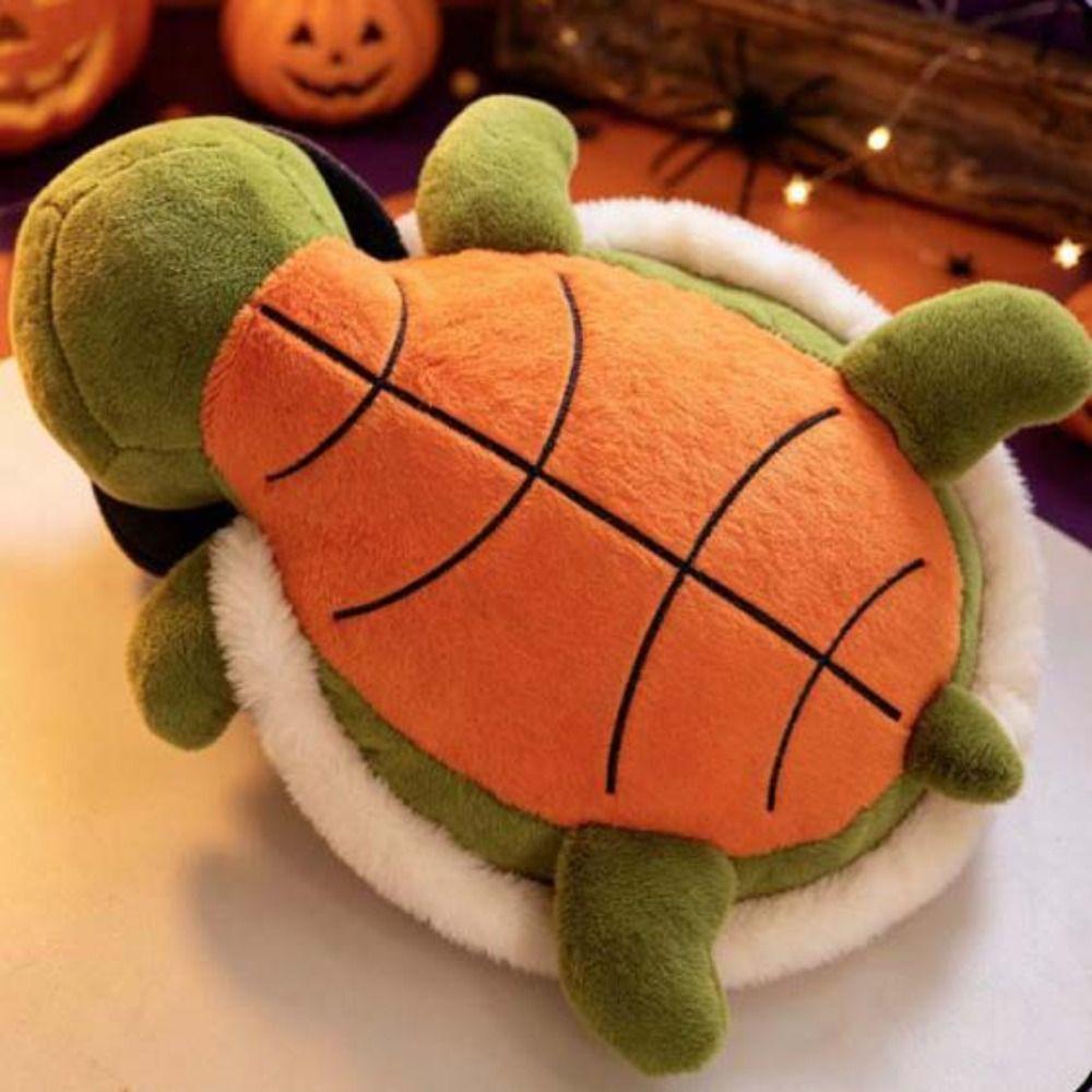 Soft Plush Witch Hat Turtle Plush Toy Non-Slip Bottom Turtle Plush Toy Living Room