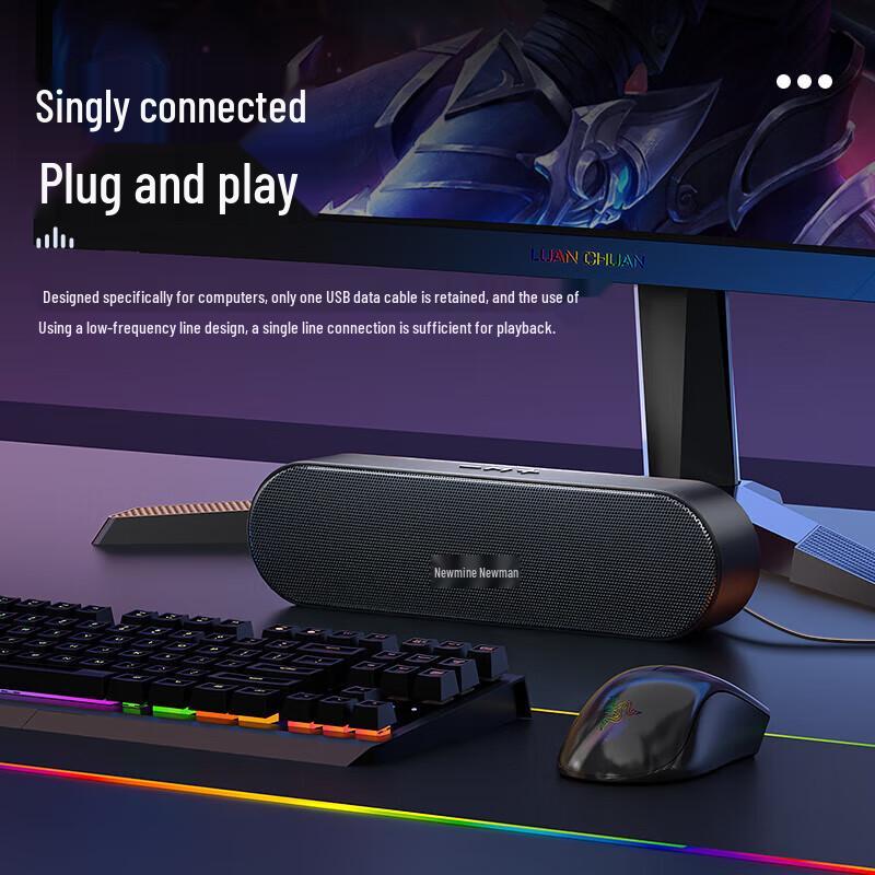 Newman BT66 Wired Desktop Speakers