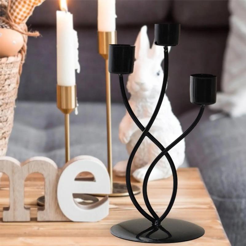 1Pc Classic European Style Single Head Home Decoration Candle Holder Candlestick Wedding Props