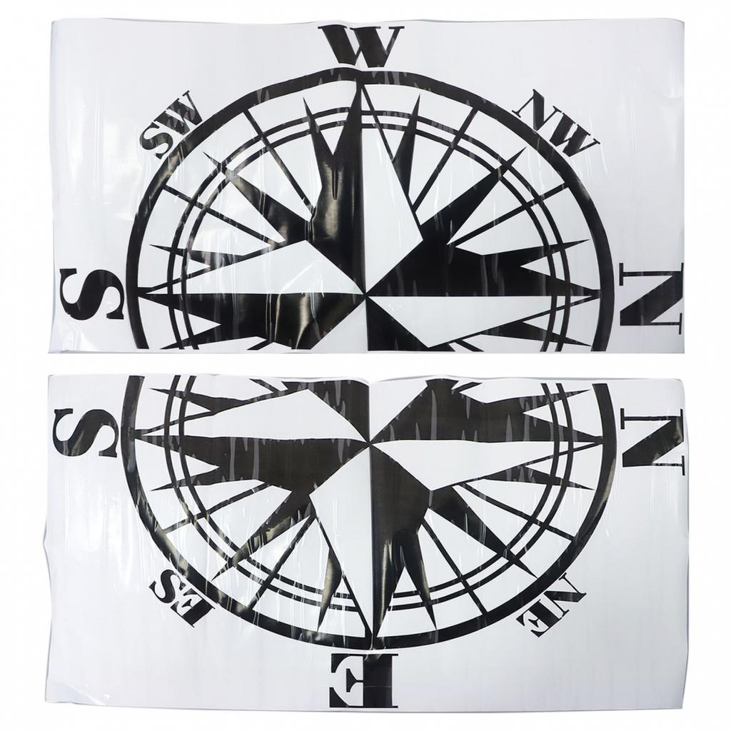 2X Наклейки для автодома, графические наклейки, наклейки для кемпера, фургона, каравана, черного цвета, универсальные