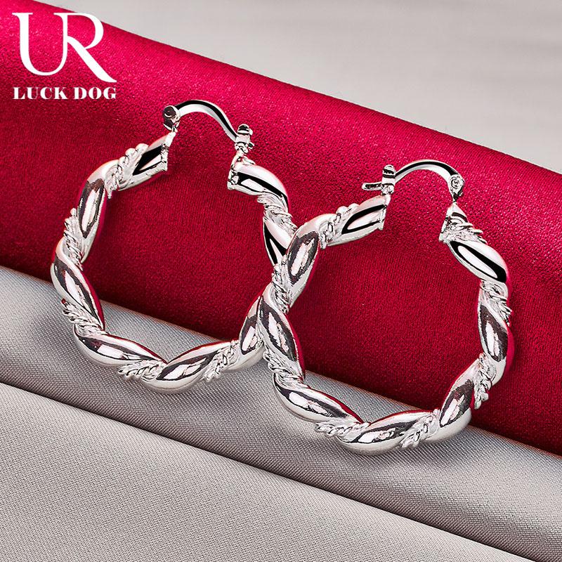 Серьги для пирсинга из стерлингового серебра 925 пробы в виде жареного теста, модные свадебные украшения