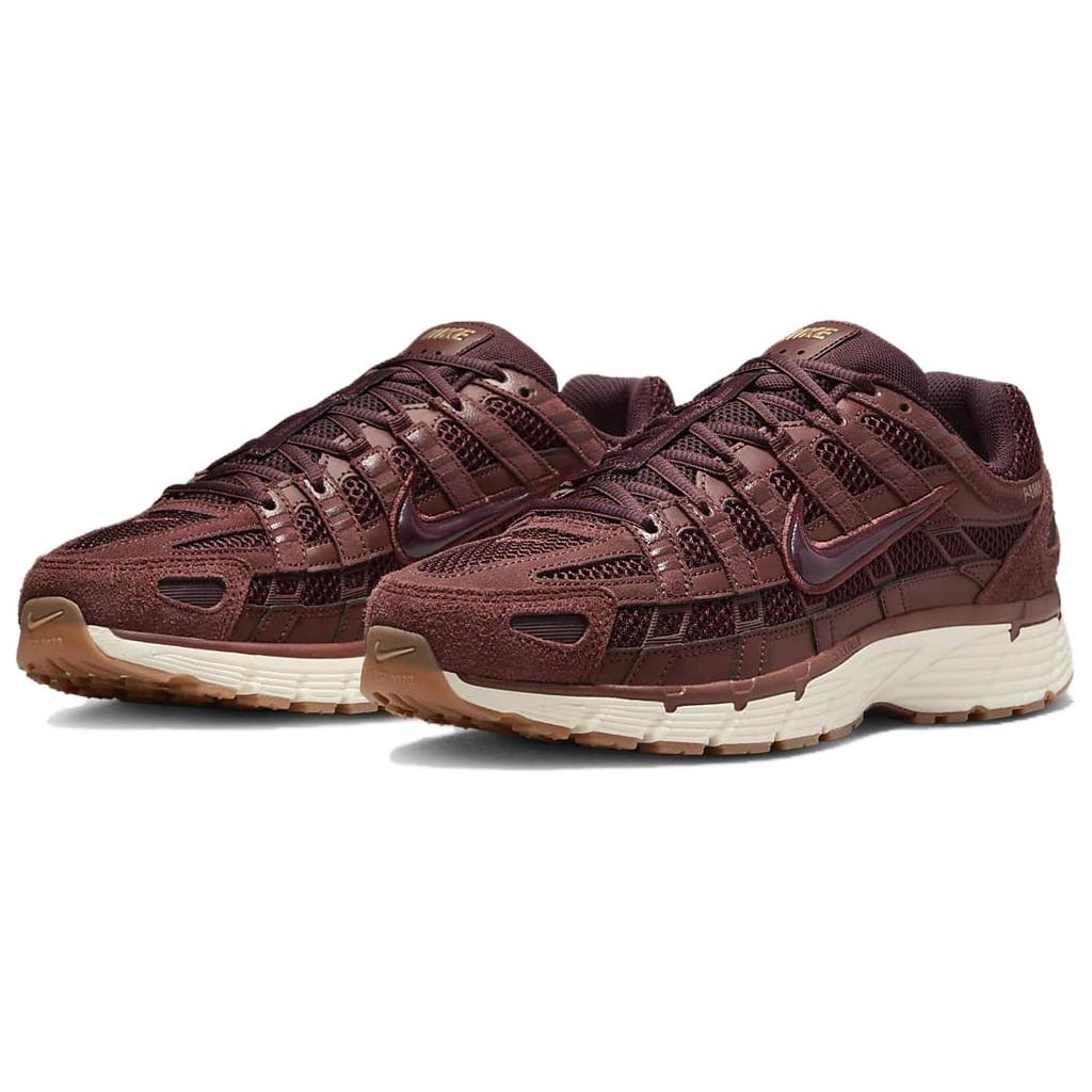 Nike P-6000 SE Dark Pony Men Sneakers Red Metallic-Gold Pale-Ivory HF0015-200