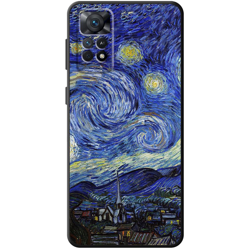 Силиконовый чехол-накладка с изображением Ван Гога для Xiaomi Redmi Note 8 7 11T 8T 9T 9S 10S 11S 9 11 Pro 10 Lite 12 Note10 Note 12 11 SE 11E