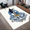 Custom Name Bristol Rovers Flannel Pattern Square Carpet,Area Rug,Carpet Rug for Living Room Bedroom Sofa Playroom Decor,Non-slip Floor Mat