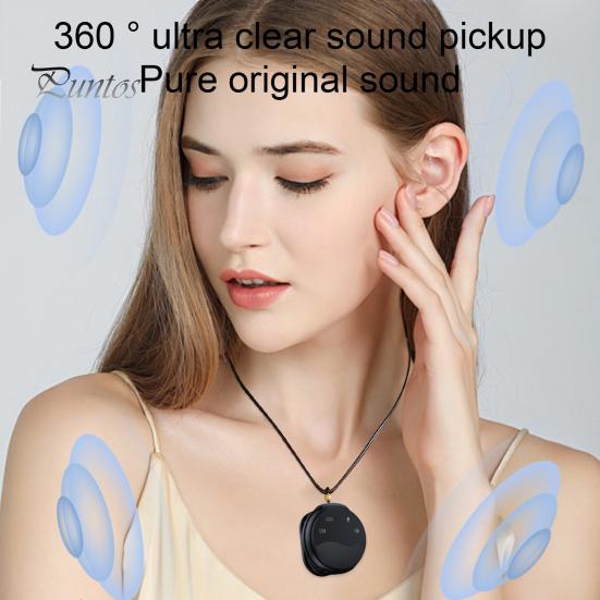 Беспроводной петличный микрофон с шумоподавлением, сверхчистый звук, 360-градусная запись, петличные микрофоны