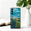 Чехол для телефона 'Исцеляющий H-Howles M-Движущиеся C-Замки-es' для Samsung Galaxy A73,A72,A71,A70,A53,A52,A51,Мягкий силиконовый черный чехол