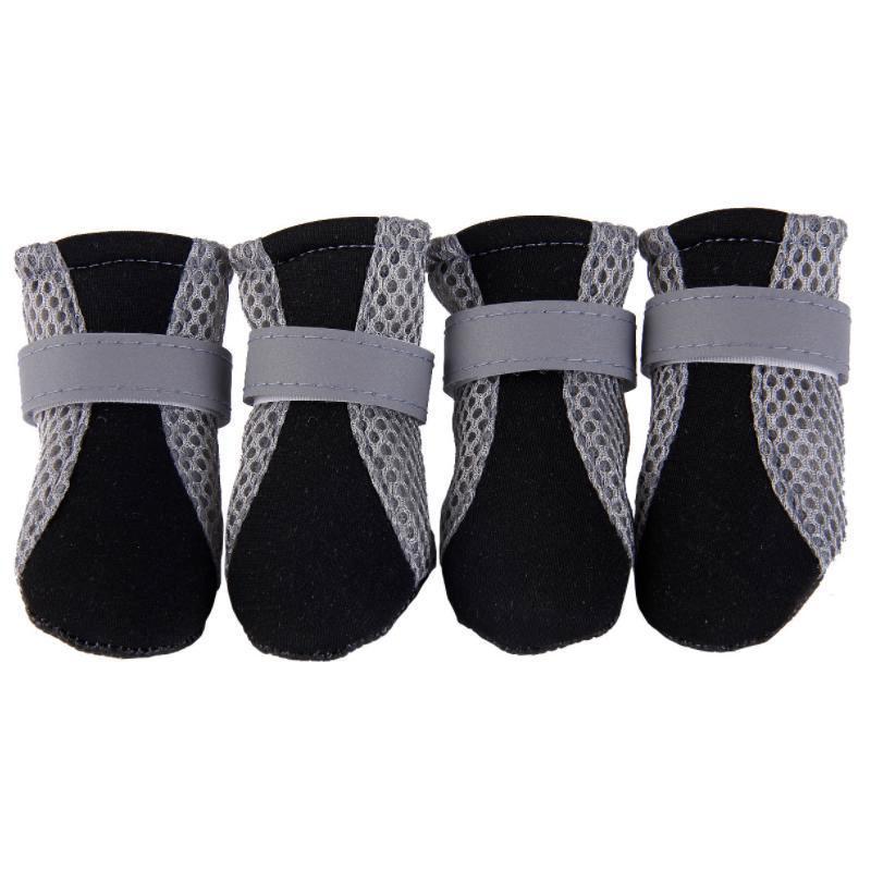 Акриловые ботиночки на липучках пэчворк для собак