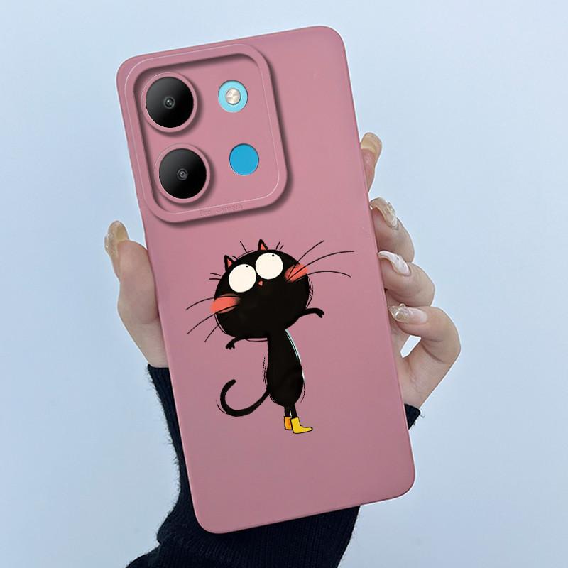 Чехол для телефона Infinix Smart 7 Plus X6517 Smart 7Plus Мягкий силикон Чехол Сладкий Милый Забавный Крутой Печать Защитная задняя крышка