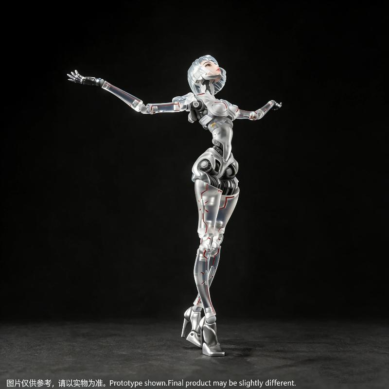 1/12 Научно-фантастическая фигурка андроида Ai Agent Femella C1 Фигурка на шарнирах Модель Коллекционная Gk Игрушка Настольное украшение Аниме Подарок