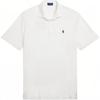 Polo однотонная рубашка поло с вышитым логотипом мужская белая 710933390-006