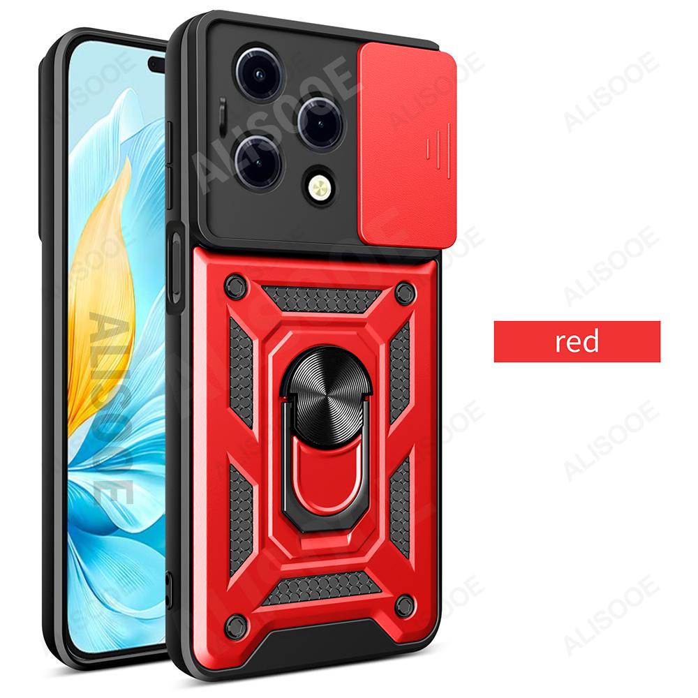 Slide Camera Funda для Honor 200 Lite Чехол Push Lens Ring Stand Защитный чехол для Honor 200 Pro 200 Lite 5G Противоударный чехол