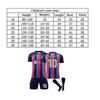 Kids Sports Equipment Barcelona Messi Football Jersey Set, Polyester, Multicolor