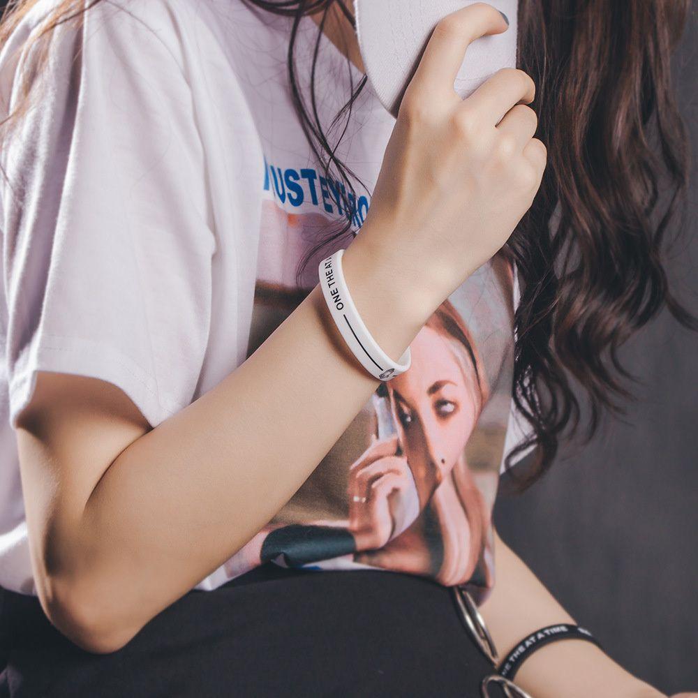 Unisex Party Jewelry Rubber Bangle Serenity Prayer Bracelet Praying Silica Gel