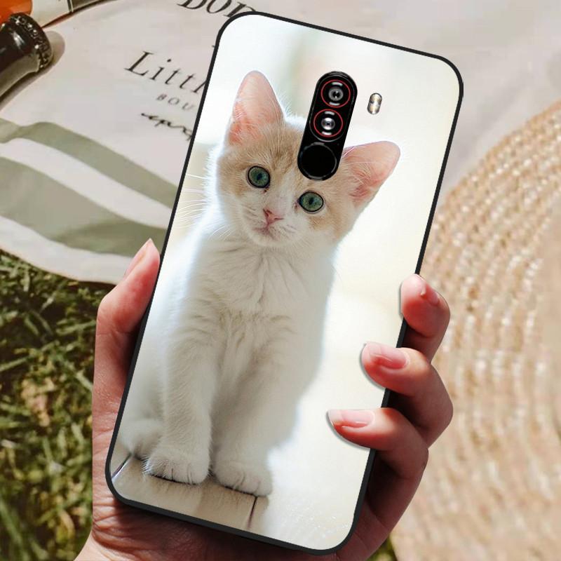 Для xiaomi mi pocophone f1 Чехол Силиконовая задняя крышка Чехол для телефона для xiaomi poco F1 Чехлы Pocofone F1 6.18 дюйма Мягкий бампер coque