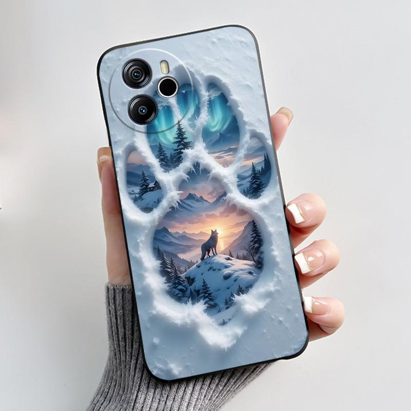 Для Blackview Oscal Tiger 12 6.78" 2023 Blackview Shark 8 Задняя крышка для телефона Роскошный Милый Любовь Кролик Забавный Мягкий силиконовый чехол из ТПУ
