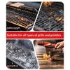 with LED Light Cordless BBQ Grill Brush Rechargeable BBQ Rotating Brush  Barbecue