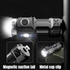 High Quality 4/6/8*P35 LED Flashlight Super Bright Torch Rechargeable USB Light Waterproof with CAP CLIP for Hiking Camping AVE