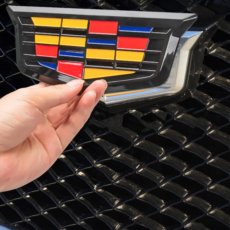 Для Cadillac CT4 CT5 CT6 XT4 XT5 XT6 Автомобильный Передний Задний Значок Наклейка на Руль Боковой Значок Замена Логотипа Аксессуары для Тюнинга