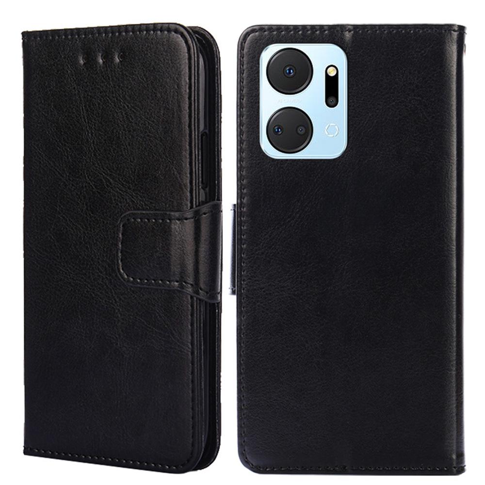 For Honor X7a 5G Shockproof Leather Wallet Phone Case Folding Stand Cover