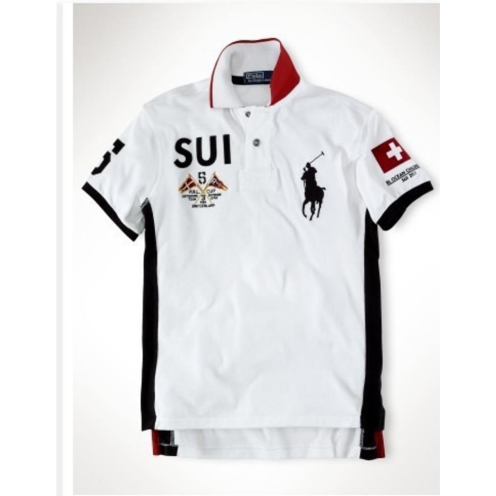 RogueWave Polo Shirt Classic Cotton Embroidery Short Sleeve Sports Collar T-shirt