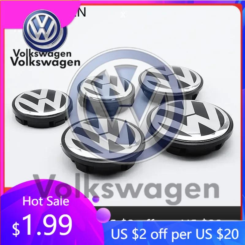 For VOLKSWAGEN VW 2025 Hot 4Pcs 56/65/66mm Car Wheel Center Hub Caps Cover Replacement Accessories For Volkswagen VW R GTI Golf EE1