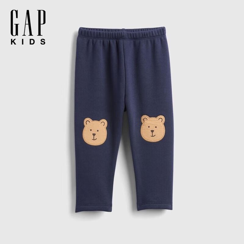 Gap Вязаные штаны для малыша с аппликацией и флисовой подкладкой