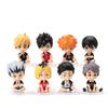 8 шт./лот Haikyuu Q Вер. Волейбол Хината Сёё Сугавара Коуси Ойкава Тоору Фигурки Модели Сидячие Подставки Украшения Игрушка Подарки