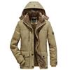 Winter Large Size Cotton-padded Jacket Men's Cotton-padded Jacket with Fleece and Thicker Jacket