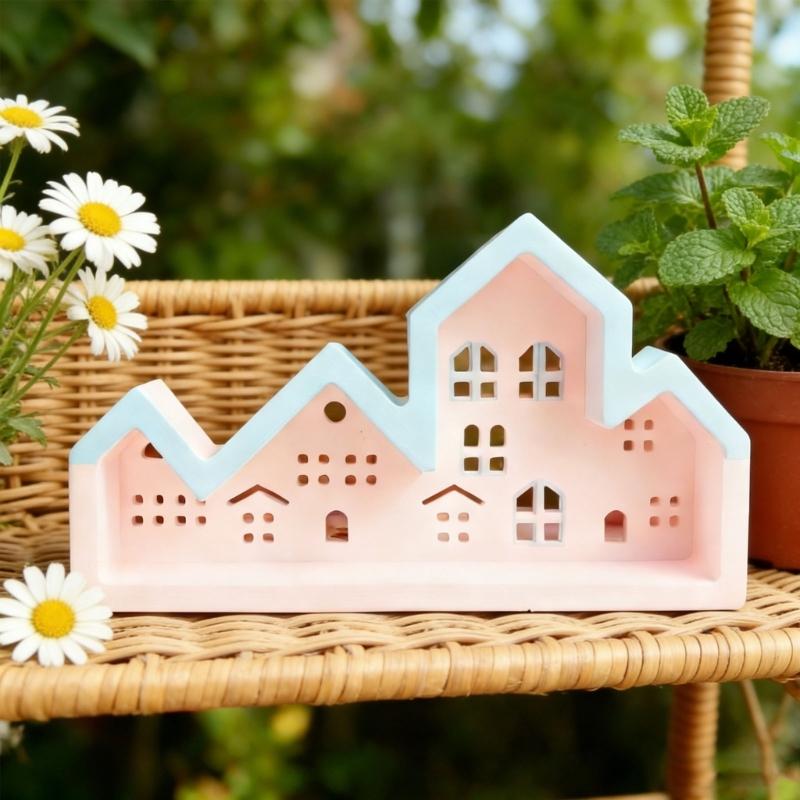 Креативные формы для ключей Castes Molds Sturdy Silicone House Shpe, стильные формы для товаров для рукоделия, ежедневного использования