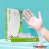 100pcs/box Latex Free Gloves TPE Disposable Gloves Transparent Non-Slip Acid Work Safety Food Grade Household Cleaning Gloves
