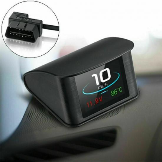 HUD Компьютер Автомобильный Цифровой Дисплей OBD2 Датчик Температуры ЭБУ Спидометр Охлаждающая Жидкость