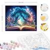 Frame Book Tree Painting By Numbers For Adults Kits Acrylic Paint On Canvas Wall Art Numbers Painting For Home Diy Crafts 40x50