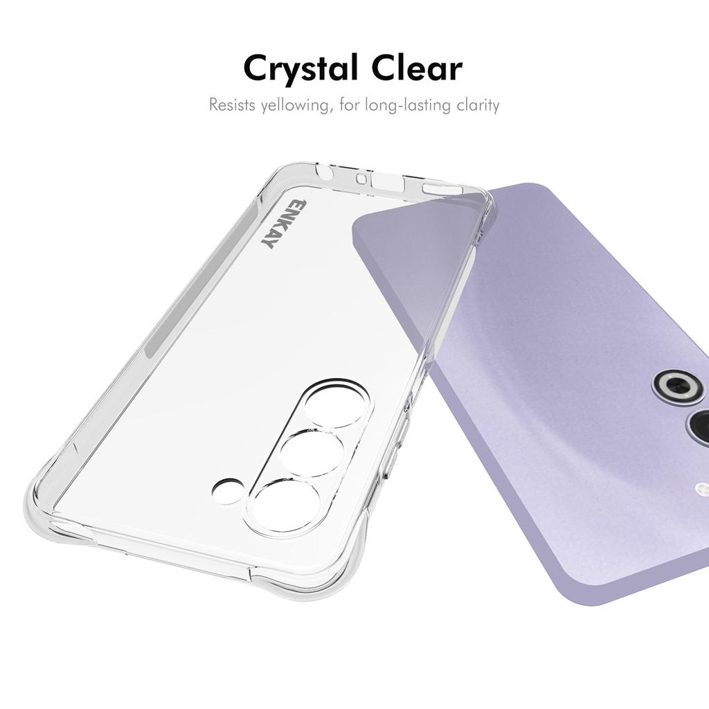 Для Oppo A5 5G Прозрачный чехол для телефона ENKAY HAT PRINCE Противоударный Нескользящий чехол из ТПУ