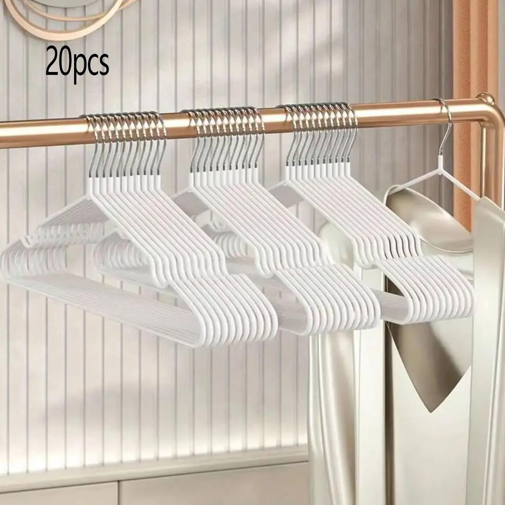 10/20/50 шт.-Металлическая бесшовная противоскользящая вешалка для одежды прочная и надежная, экономящая домашнее пространство