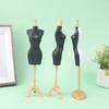 Mini Clothes Hanger Display Holder Support For Doll Clothes Mannequin Model