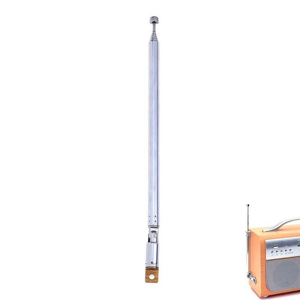 1Pcs SMA Male Connector Radio TV Antenna 7 Sections Antenna Rod for Radio TV Replacement