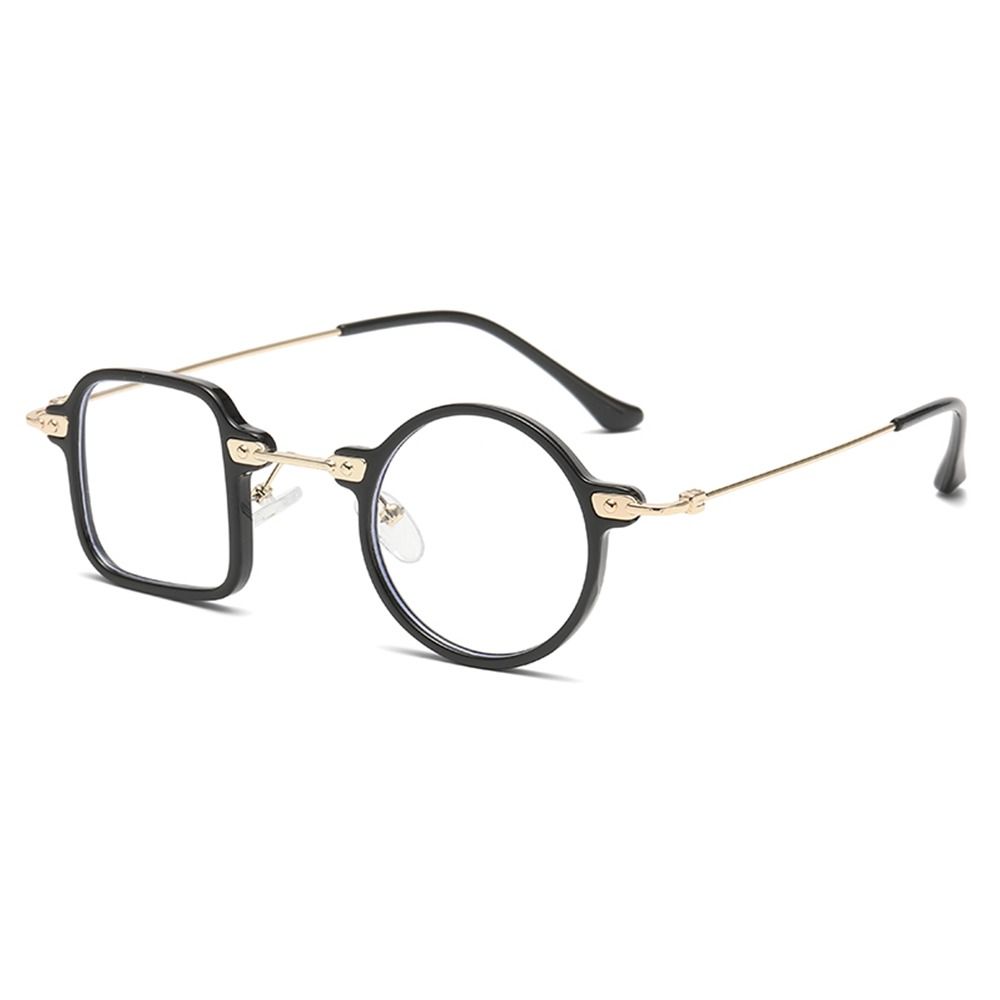 Trendy Uv400 Square Round Sunglasses Clear Unique Ocean Lens Shades Men Punk Sun Glasses For Women