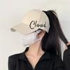 Letter Embroidered Baseball Cap Adjustable Outdoor Sports Sun Hat Summer Fashion Breathable Unisex Headwear Accessory