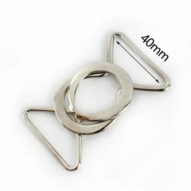 Meetee 1/2/4/5 шт. 30-60 мм Металлическая пряжка для ремня на талию Ленточная лента Регулируемая застежка Пальто Пуховик Ремни Декор Крючки Пряжки Аксессуары