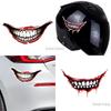 Halloween Blood Lips Evil Clown Stickers for Car & Motorcycle Helmet