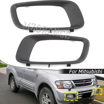 Рамка передней противотуманной фары автомобиля для Mitsubishi Pajero Montero 2000 2001 2002 2003 V73 V75 V76 V77 V78 Противотуманная фара MR388019 MR388020