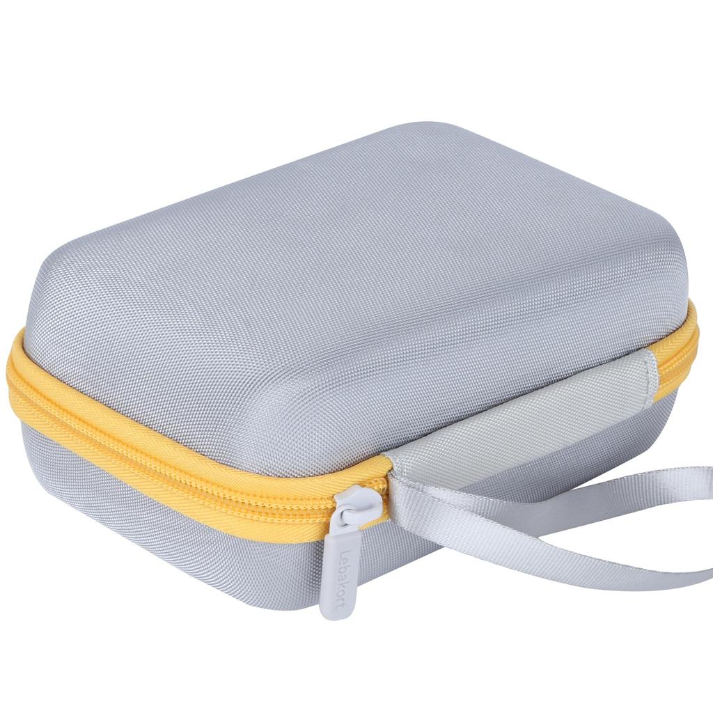 Lebakort Storage Case Compatible with Kodak Smile+ 2-in-1 Digital Instant Print Camera & Photo Printer (White/Yellow Case)